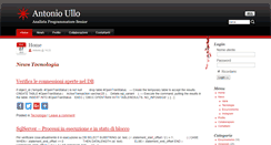 Desktop Screenshot of antonioullo.it